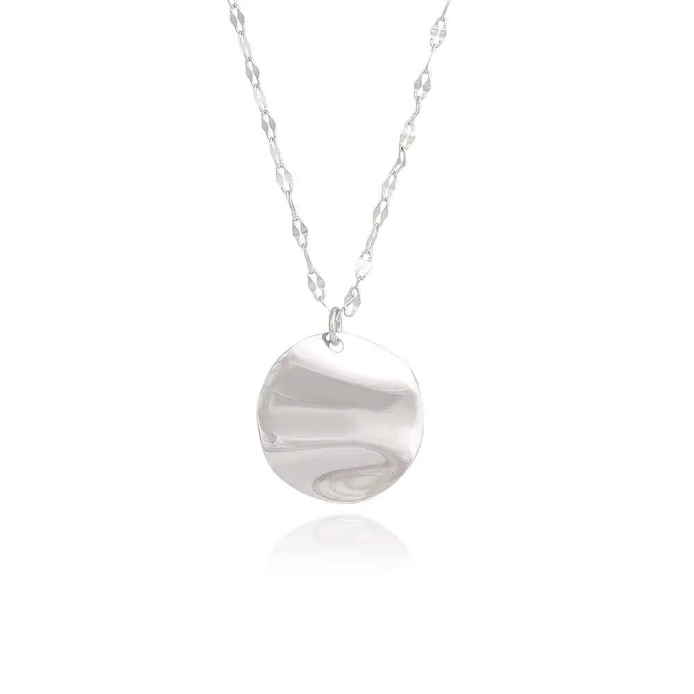 OST - Simple Antique Coin Pendant Necklace - OST - Jewelry - Harumio