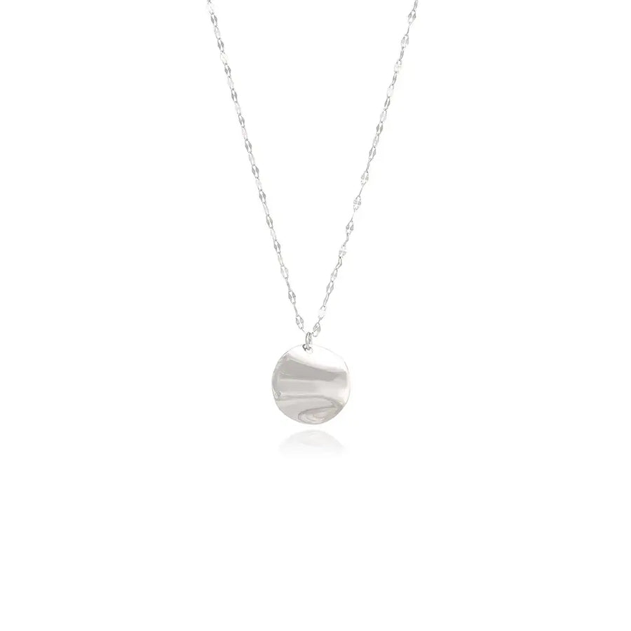 OST - Simple Antique Coin Pendant Necklace - OST - Jewelry - Harumio