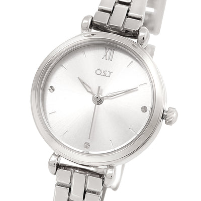 OST - Basic Silver Metal Women's Watch