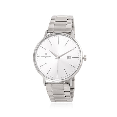 OST - Silver Full Color Men's Couple Metal Watch