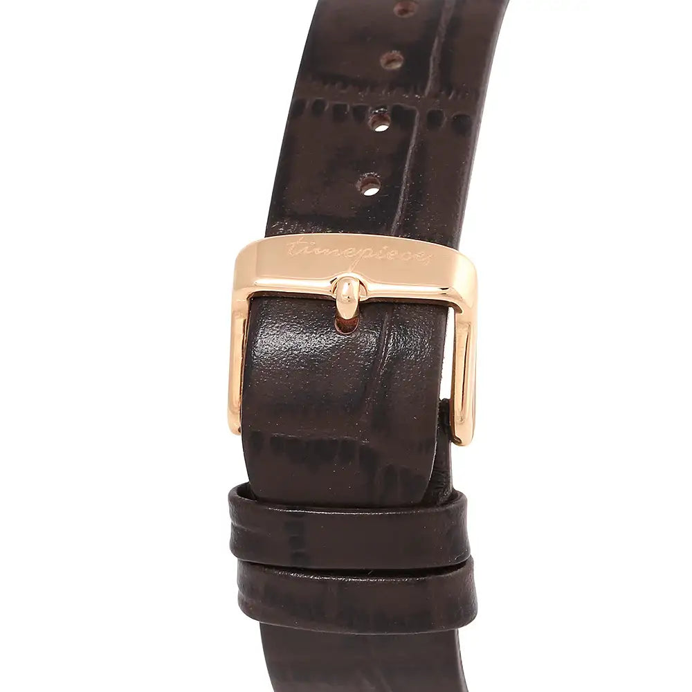 OST - Luxurious Deep Brown Men's Couple Leather Watch - OST - Watch - Harumio