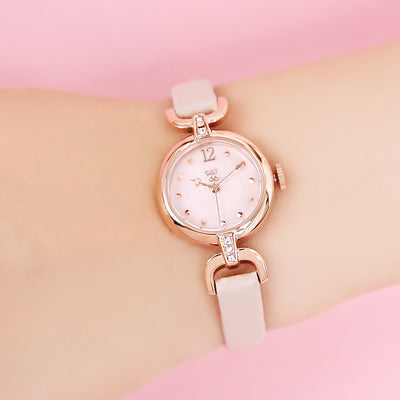 OST - Romantic Lovely Ivory Leather Watch