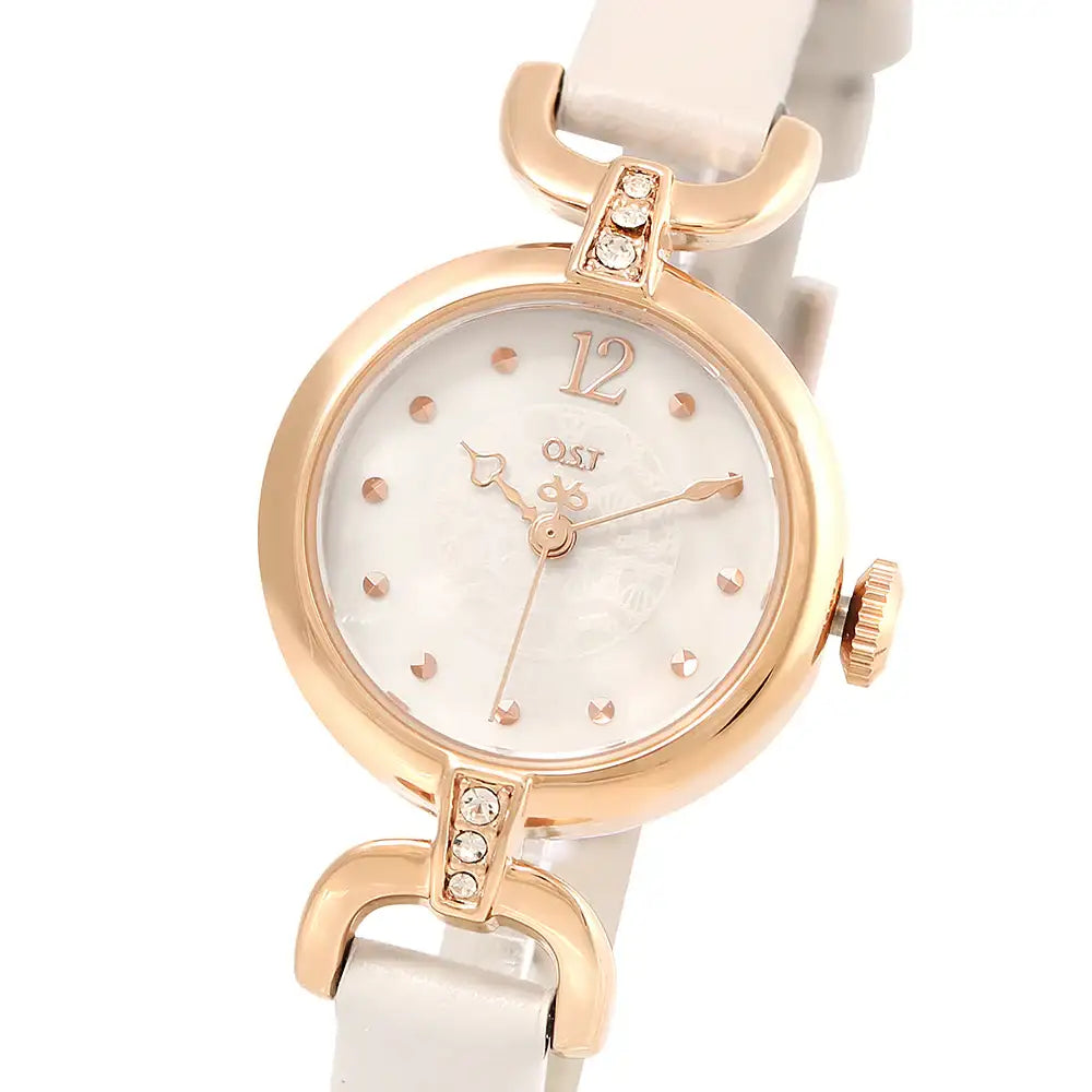 OST - Romantic Lovely Ivory Leather Watch - OST - Watch - Harumio