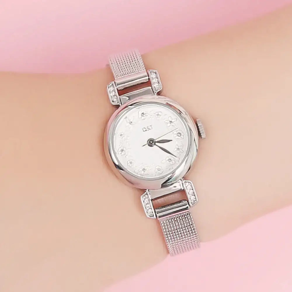 OST - Lovely Bouquet Silver Mesh Watch - OST - Watch - Harumio