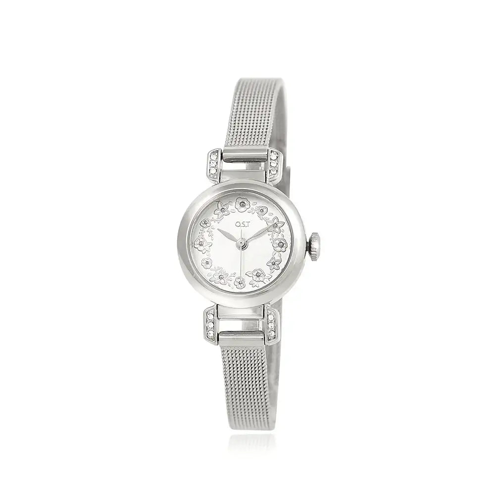 OST - Lovely Bouquet Silver Mesh Watch - OST - Watch - Harumio