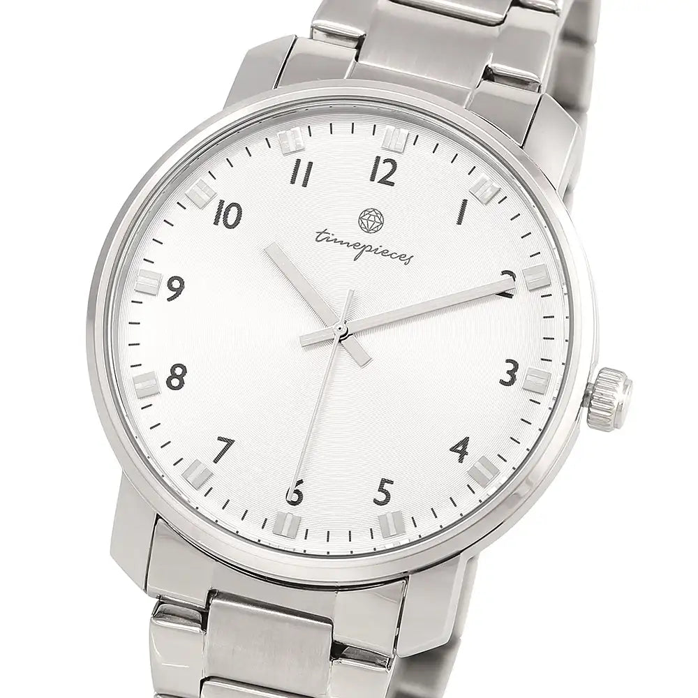 OST - Silver Dot Index Men's One-Touch Couple Metal Watch - OST - Watch - Harumio