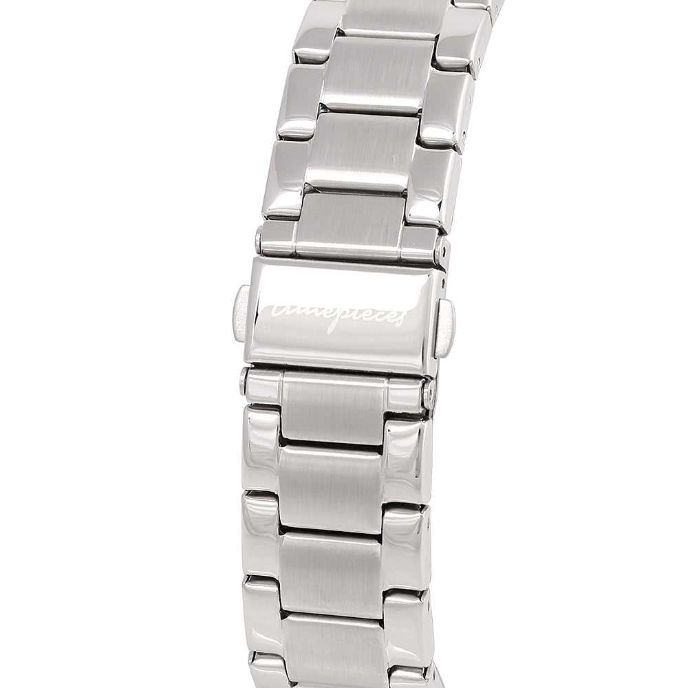 OST - Silver Dot Index Men's One-Touch Couple Metal Watch