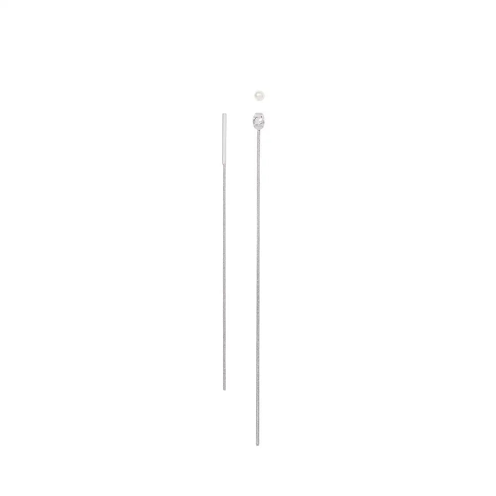 OST - Elegant Long Chain Pearl Point Fashion Earrings - OST - Jewelry - Harumio