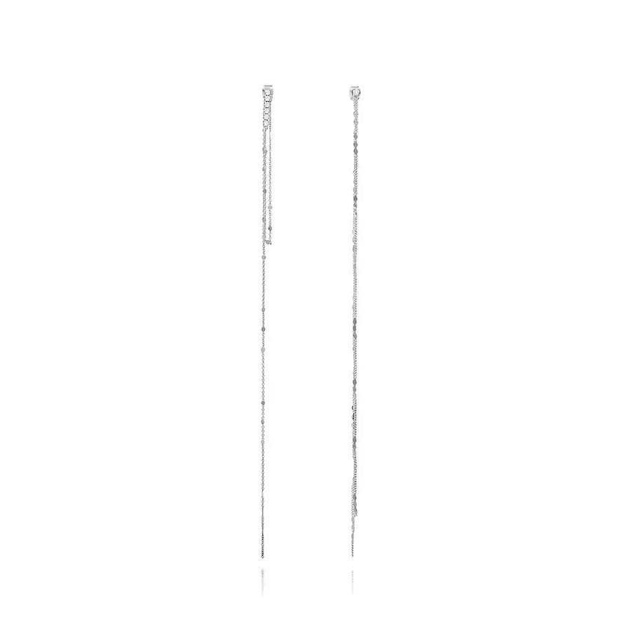 OST - Bling Long Chain Goddess Drop Fashion Earrings - OST - Jewelry - Harumio