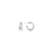 OST - Bold Silver Open Ring Earrings - OST - Jewelry - Harumio