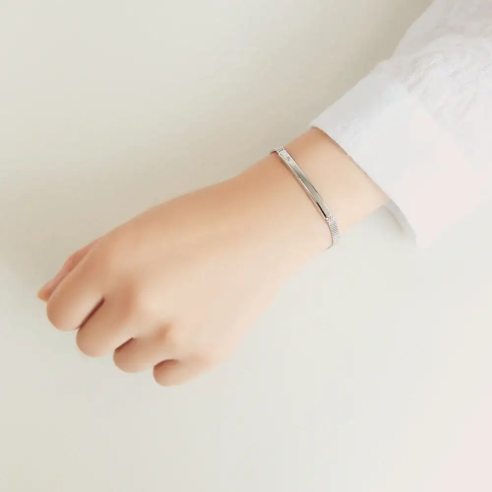 OST - Simple Slim Band Women's Couple Bracelet - OST - Jewelry - Harumio