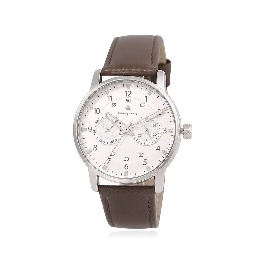OST - Modern Time Brown Men's Couple Leather Watch - OST - Watch - Harumio