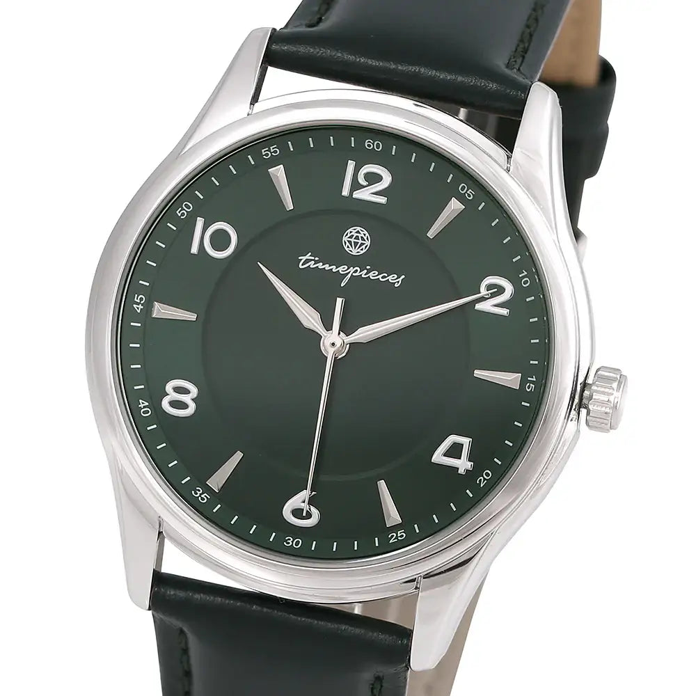 OST - Classic Deep Green Men's Couple Leather Watch - OST - Watch - Harumio
