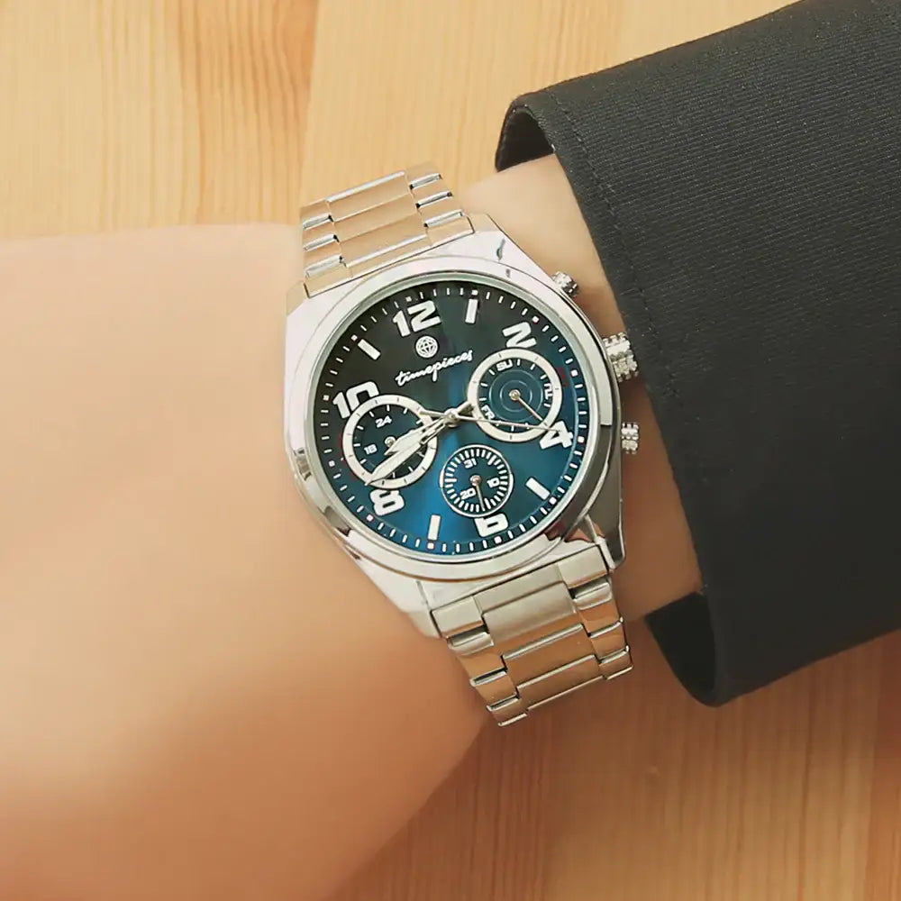 OST - Blue Multi-Function Men's Couple Metal Watch - OST - Watch - Harumio