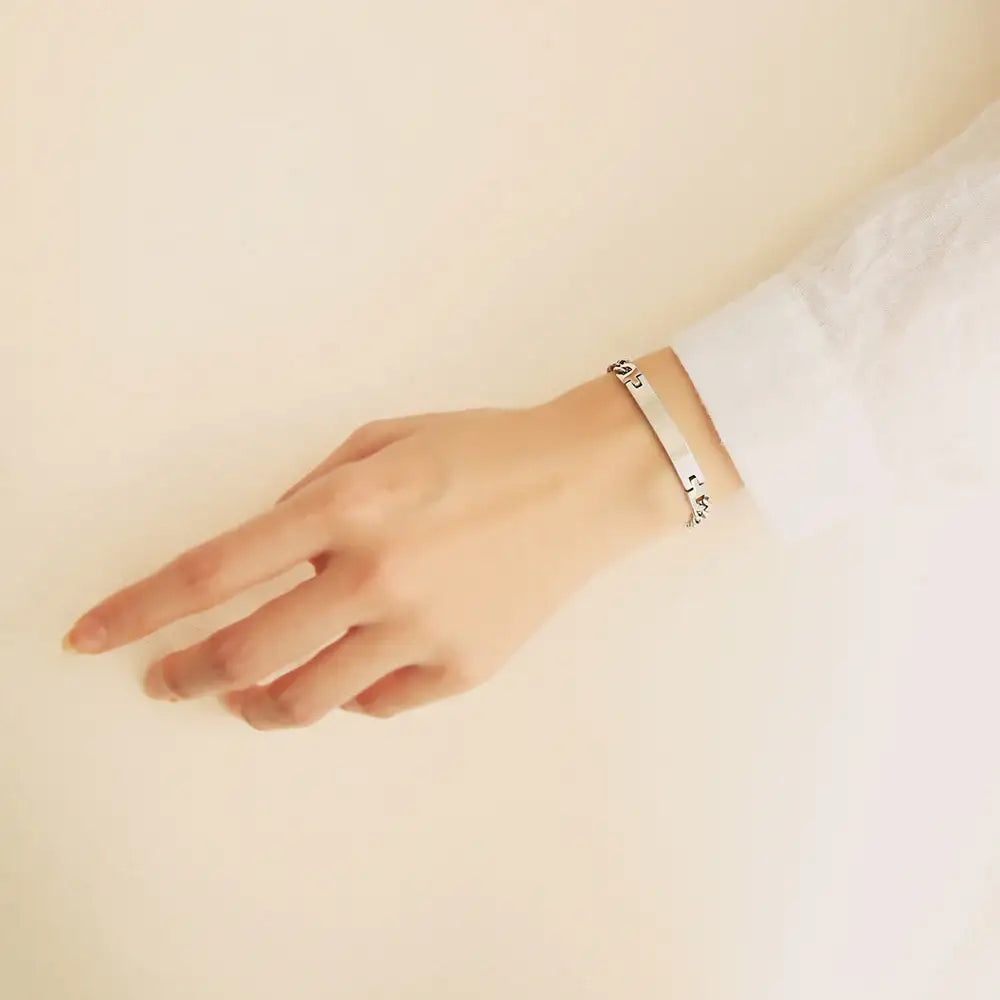 OST - Steel Bar Bold Chain Surgical Steel Bracelet - OST - Jewelry - Harumio