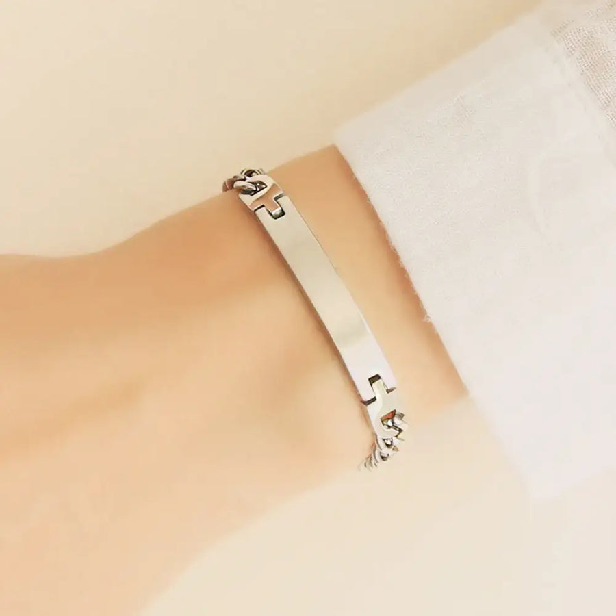 OST - Steel Bar Bold Chain Surgical Steel Bracelet - OST - Jewelry - Harumio