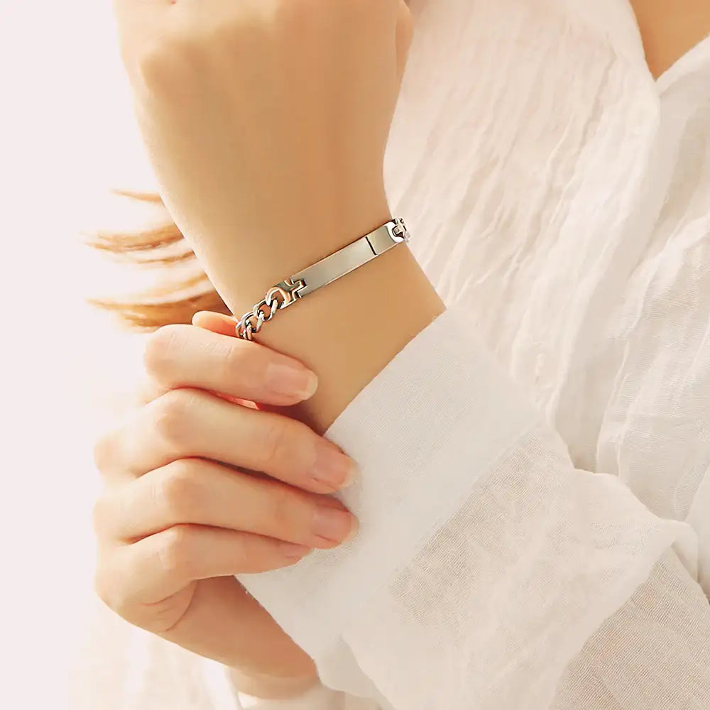 OST - Steel Bar Bold Chain Surgical Steel Bracelet - OST - Jewelry - Harumio