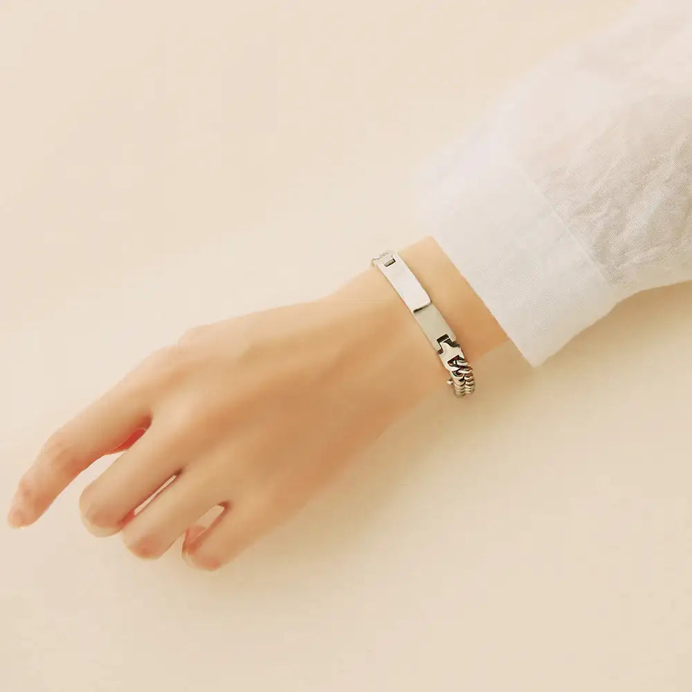 OST - Steel Bar Bold Chain Surgical Steel Bracelet - OST - Jewelry - Harumio
