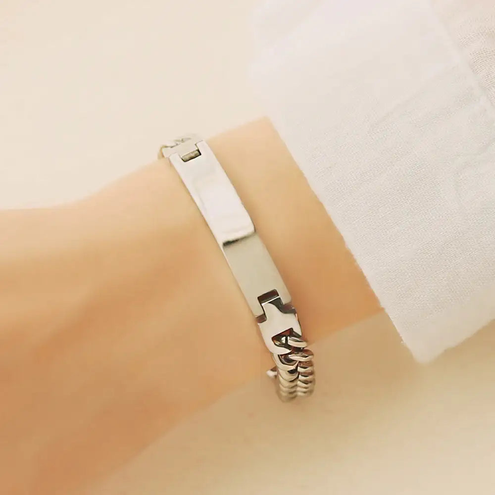 OST - Steel Bar Bold Chain Surgical Steel Bracelet - OST - Jewelry - Harumio