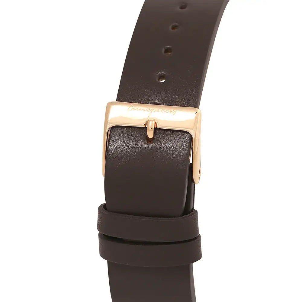 OST - Slim Dark Choco Couple Men's Leather Watch - OST - Watch - Harumio