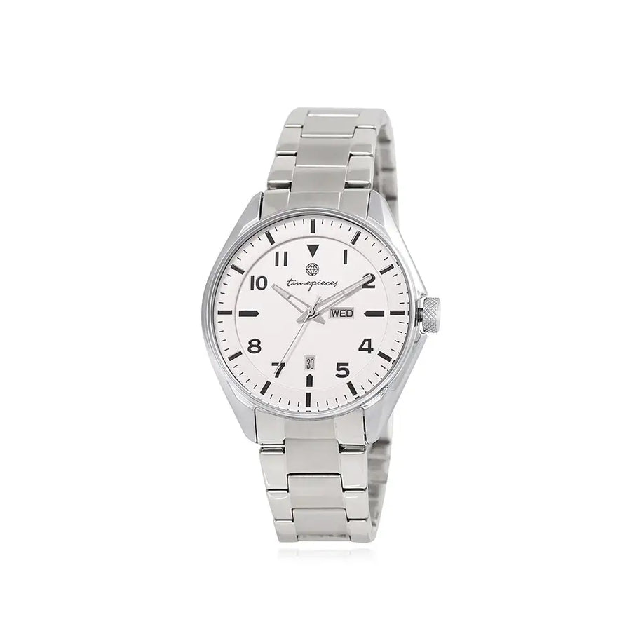 OST - Date Display Silver Couple Men's Metal Watch - OST - Watch - Harumio