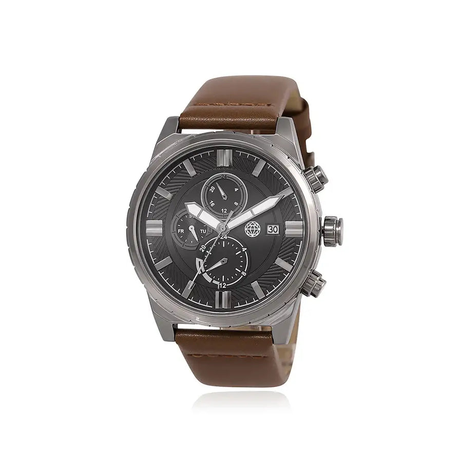 OST - Darkness Black Men's Leather Watch - OST - Watch - Harumio