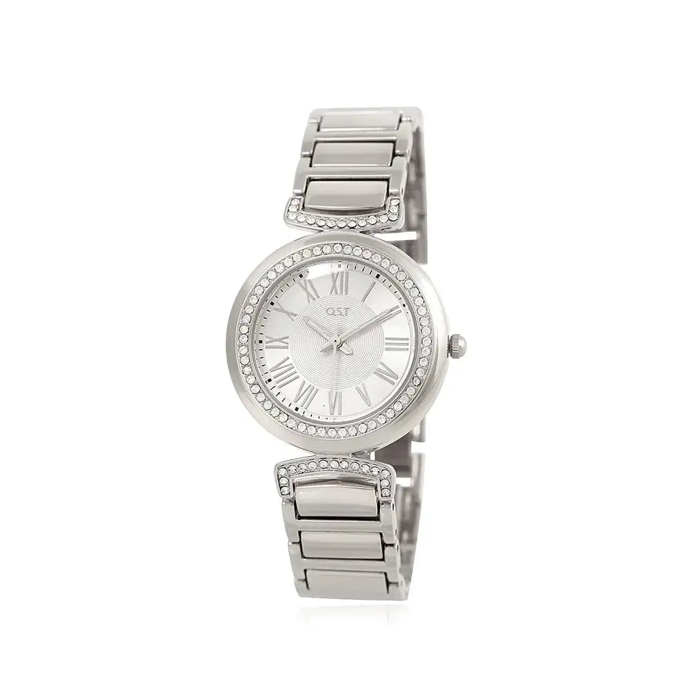 OST - Glam Round Cubic Women's Metal Watch - OST - Watch - Harumio