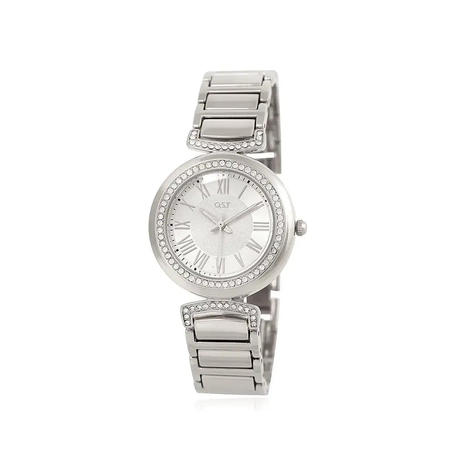 OST - Glam Round Cubic Women's Metal Watch - OST - Watch - Harumio