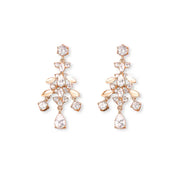 OST - Elegant Cubic Line Rose Gold Plated Earrings - OST - Jewelry - Harumio