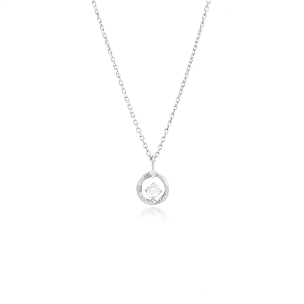 OST - Ring Cubic Silver Necklace - OST - Jewelry - Harumio