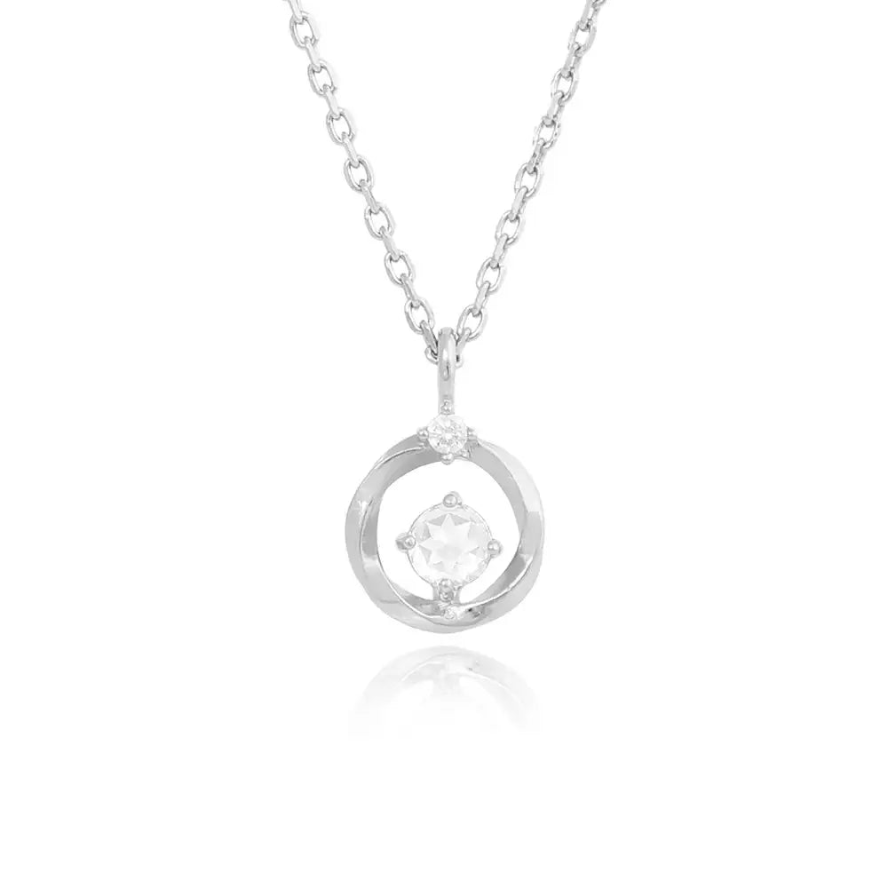 OST - Ring Cubic Silver Necklace - OST - Jewelry - Harumio