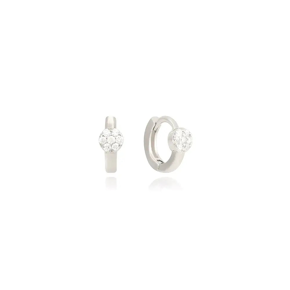 OST - Minimalistic Petit Cubic Ring Earrings - OST - Jewelry - Harumio