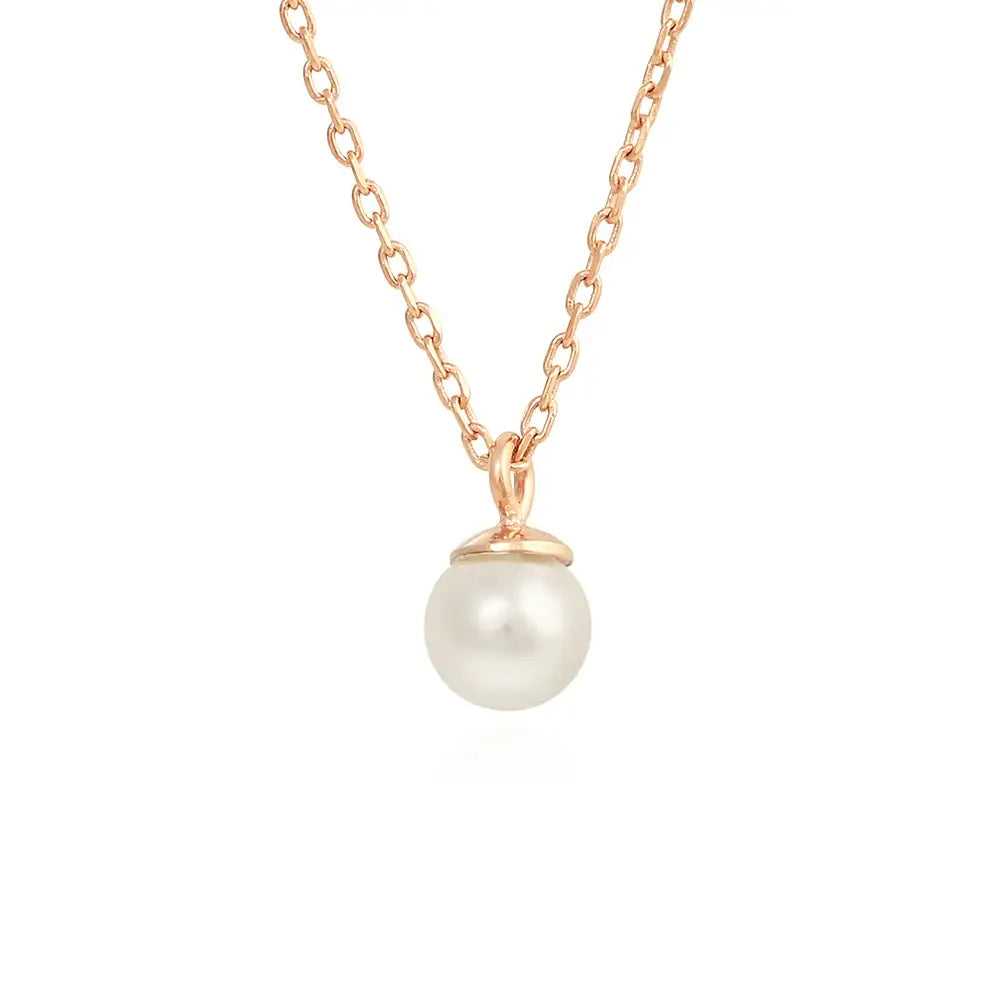 OST - Elegant Slim Pearl Necklace - OST - Jewelry - Harumio
