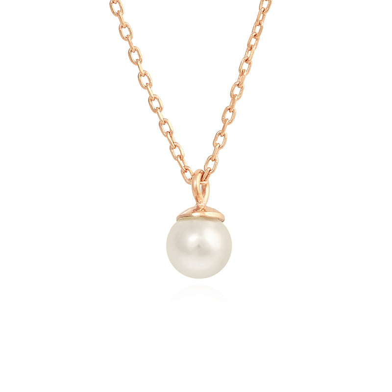 OST - Elegant Slim Pearl Necklace