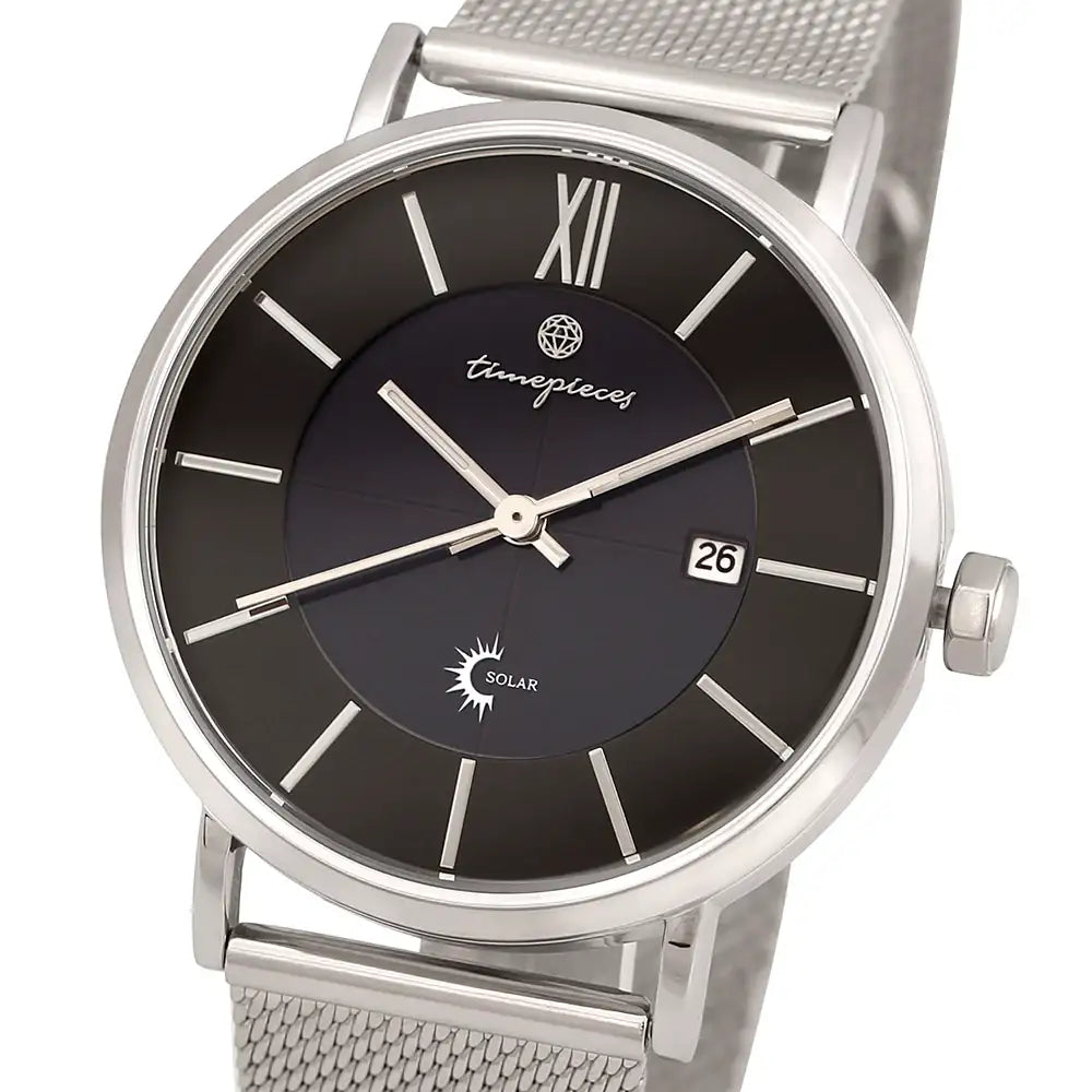 OST - Black Index Solar Women's Couple Mesh Watch - OST - Watch - Harumio