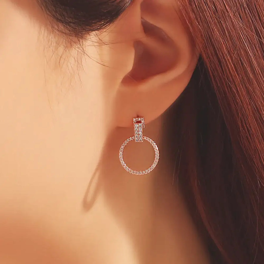 OST - Shining Round Earrings - OST - Jewelry - Harumio
