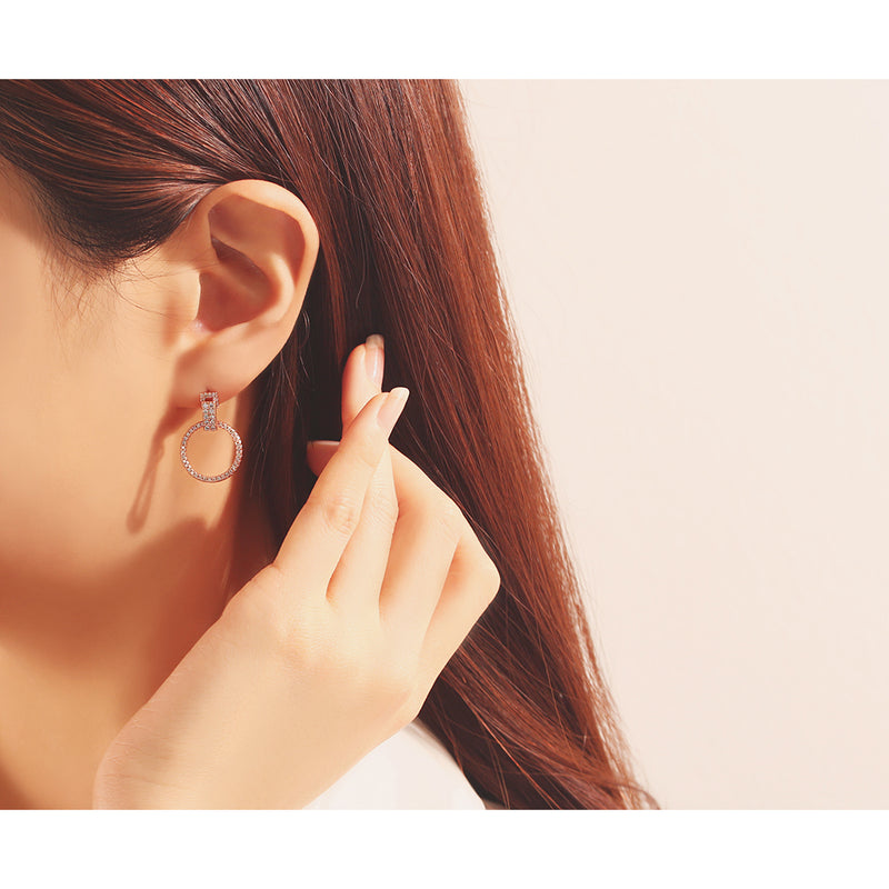 OST - Shining Round Earrings