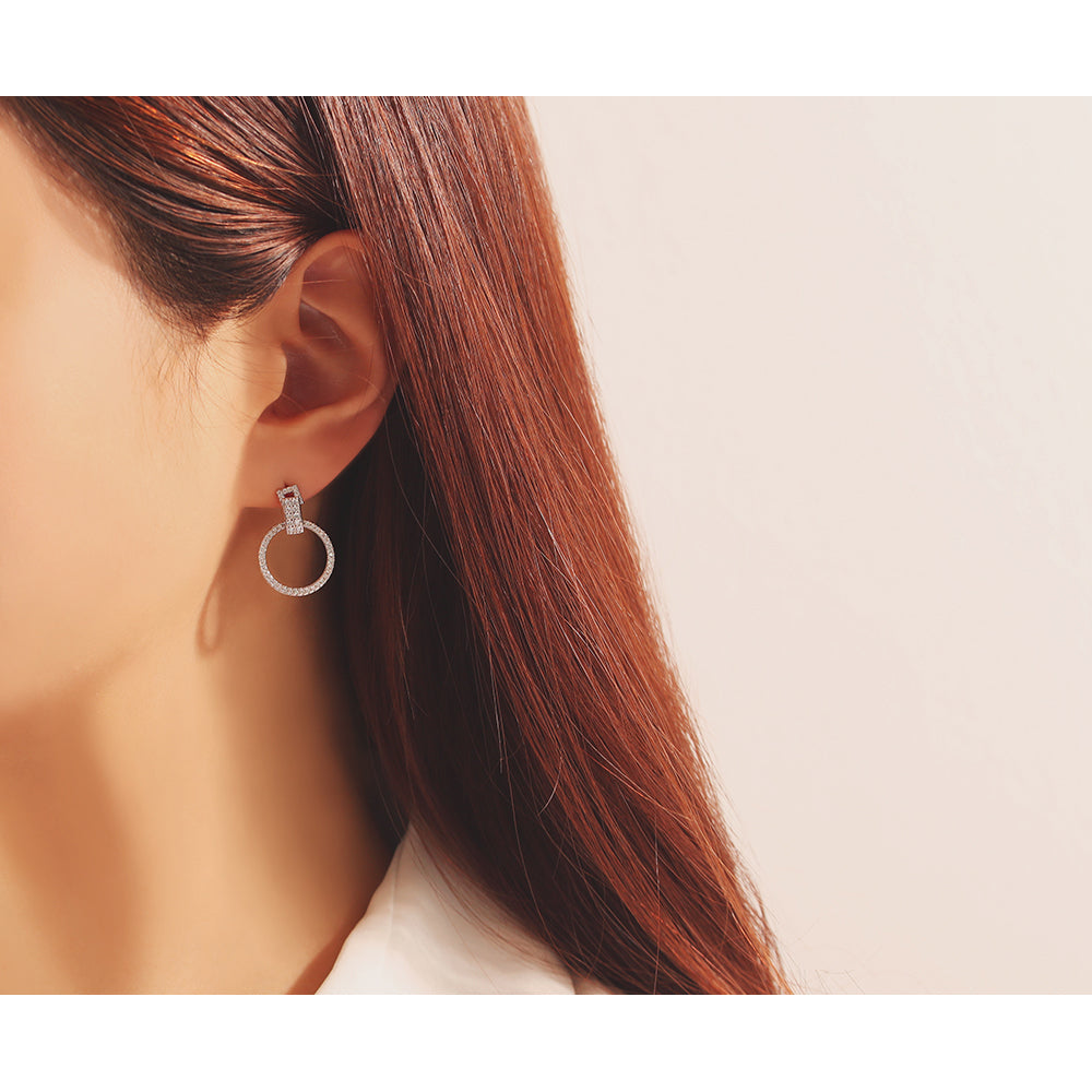 OST - Shining Round Earrings