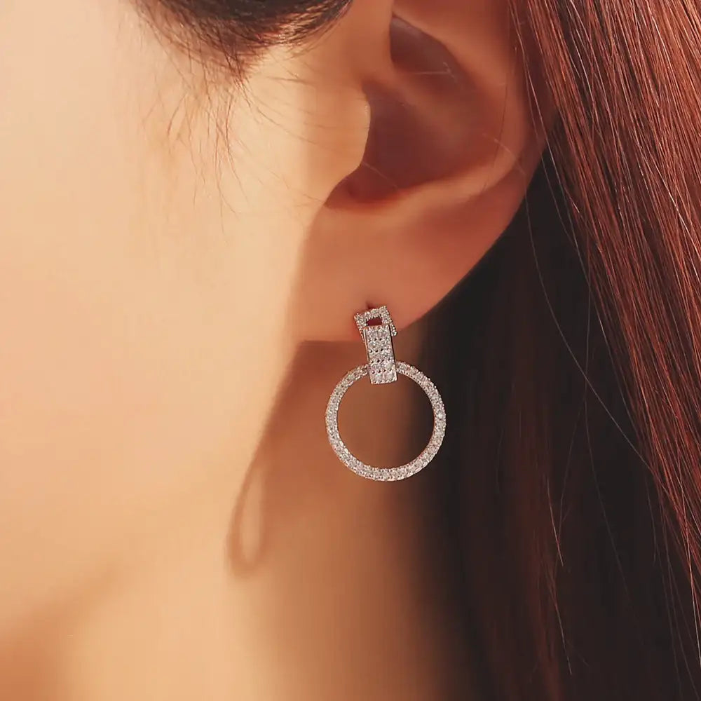 OST - Shining Round Earrings - OST - Jewelry - Harumio