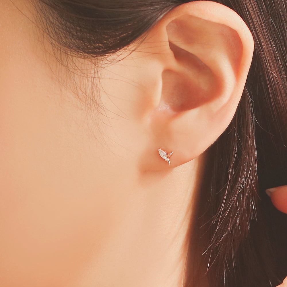 OST - Fresh Spring Leaf Earrings Set