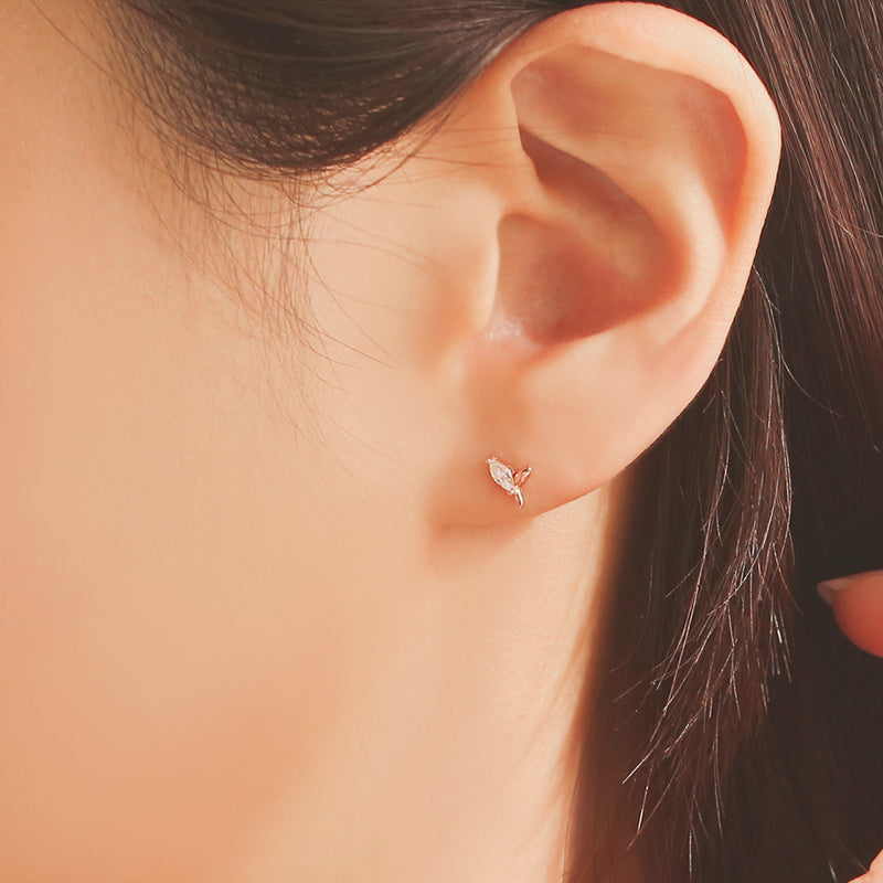 OST - Fresh Spring Leaf Earrings Set
