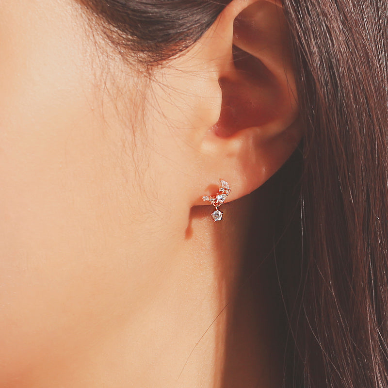 OST - Glowing Starry Sky Earrings Set