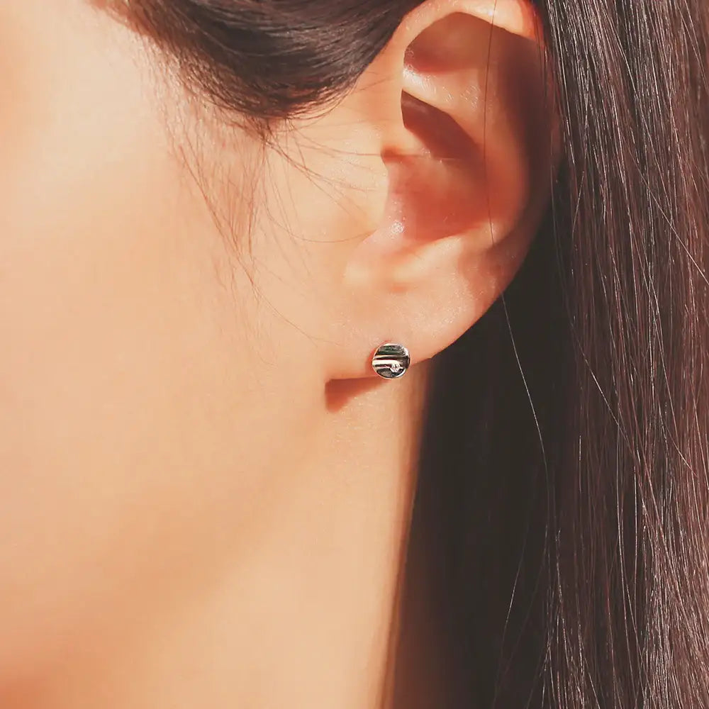 OST - Simple Shape Silver Earrings Set - OST - Jewelry - Harumio