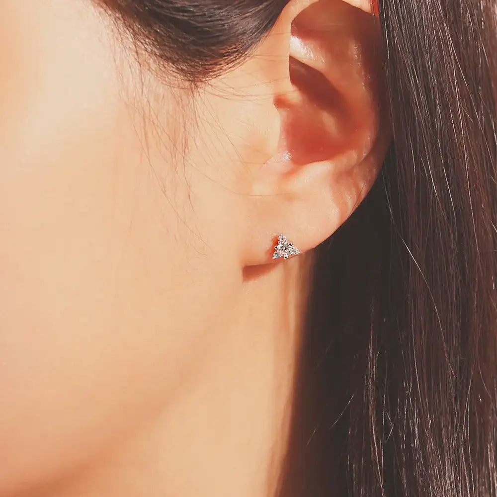 OST - Simple Shape Silver Earrings Set - OST - Jewelry - Harumio