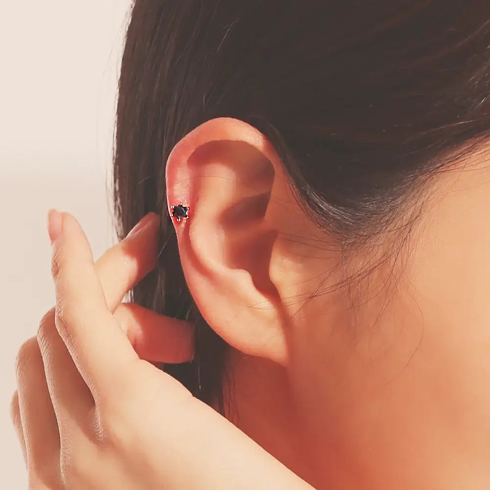 OST - Halloween Pumpkin Ear Piercing Set - OST - Jewelry - Harumio