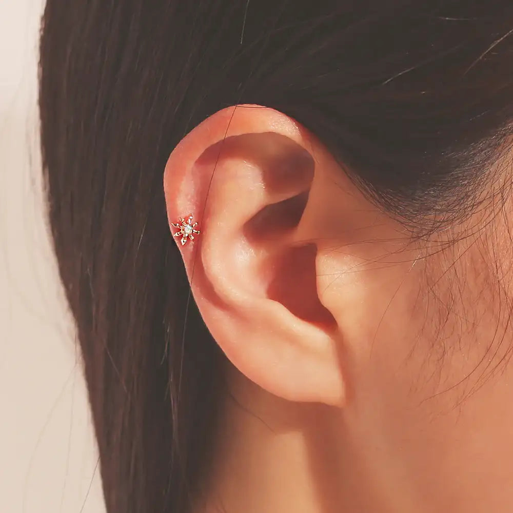 OST - Blue Twinkle Star Ear Piercing Set - OST - Jewelry - Harumio