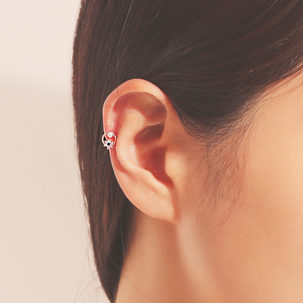 OST - Butterfly Flower Ear Piercing Set