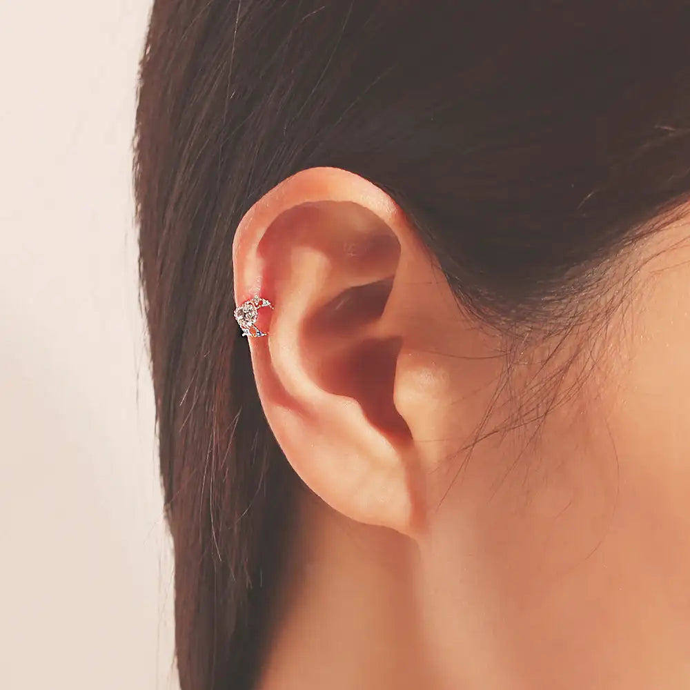 OST - Mysterious Heart Ear Piercing Set - OST - Jewelry - Harumio