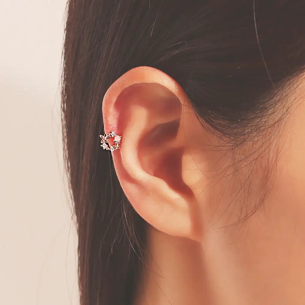 OST - Gorgeous Flower Ear Pierce Set - OST - Jewelry - Harumio