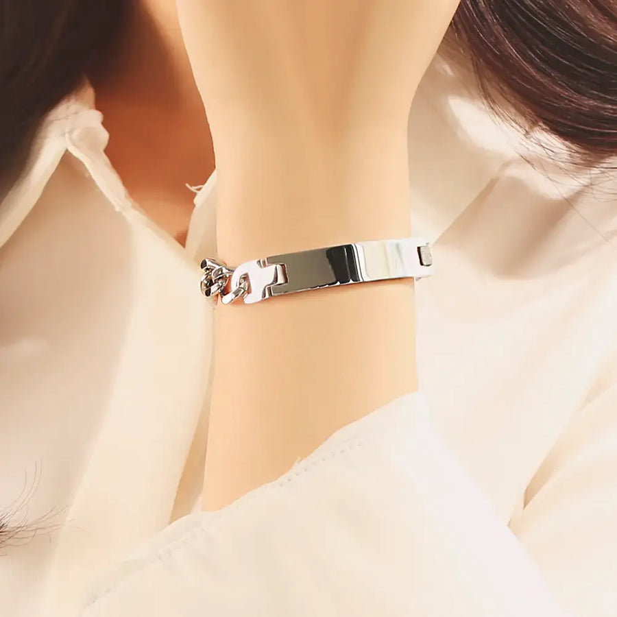 OST - Casual Bold Chain Steel Bracelet - OST - Jewelry - Harumio